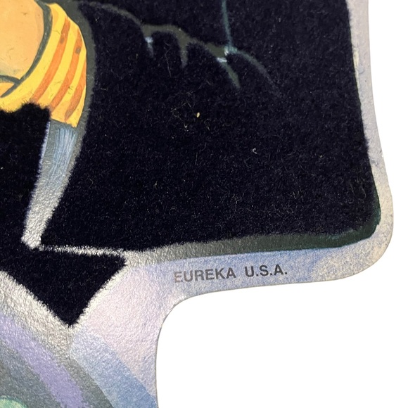 Vintage Eureka Halloween Witch Cauldron Flocked Fuzzy Double Sided Die C… - Picture 5 of 7